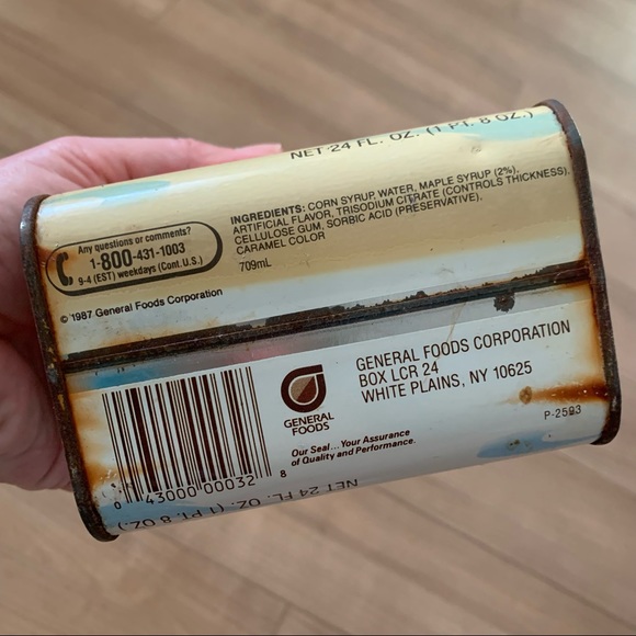 Log Cabin Syrup 100th Anniversary 1887-1987 Tin - Picture 5 of 10